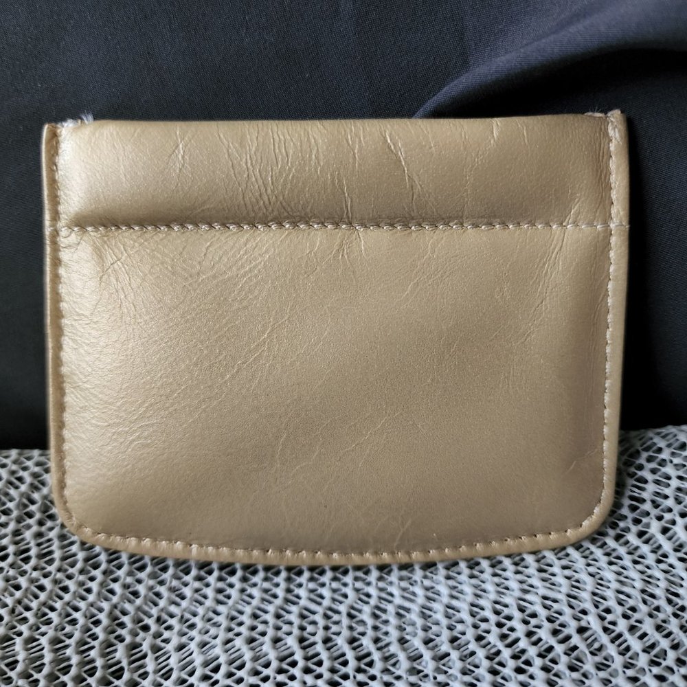 NAPA Leather Coin Purse - Gold or Coral - by Winn Intl